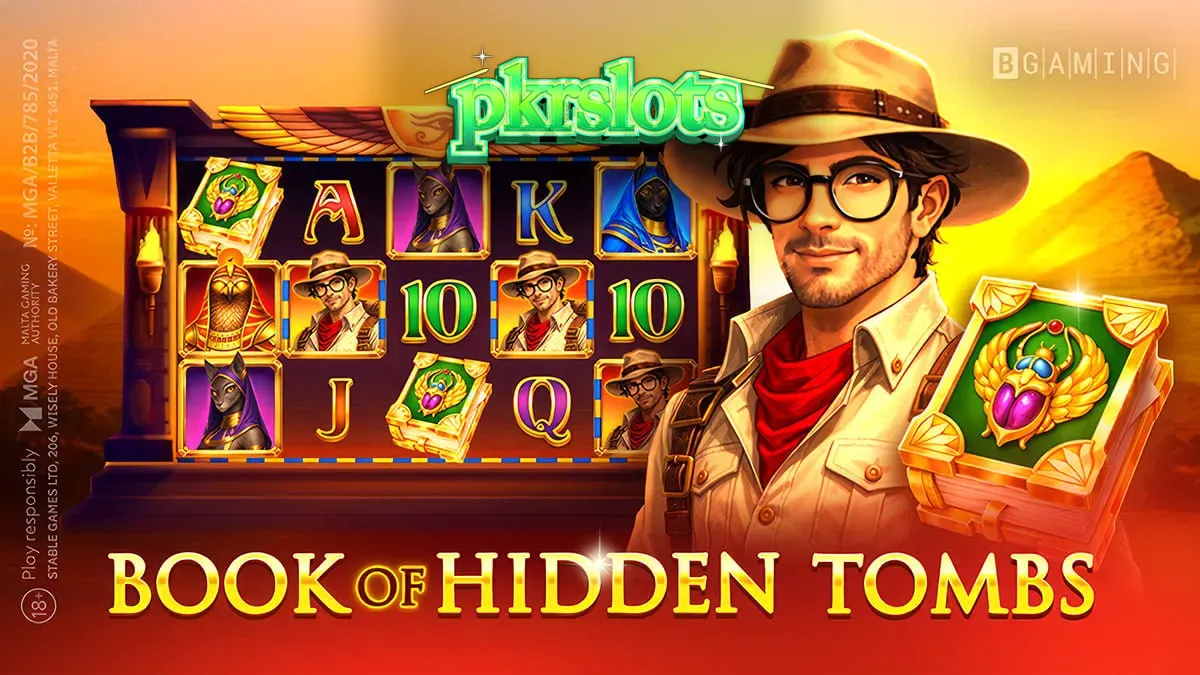 Book of Hidden Tombs سلاٹ گیم کا ایک منظر